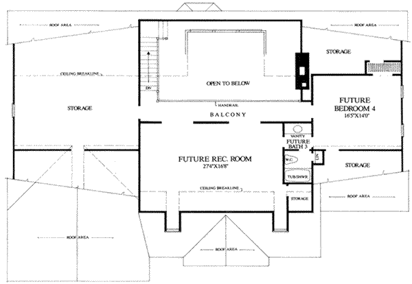 upper floor house blueprint