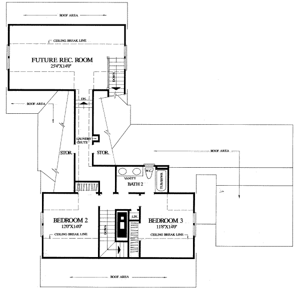 upper floor house blueprint