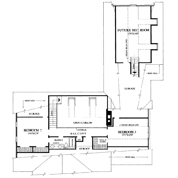 upper floor house blueprint