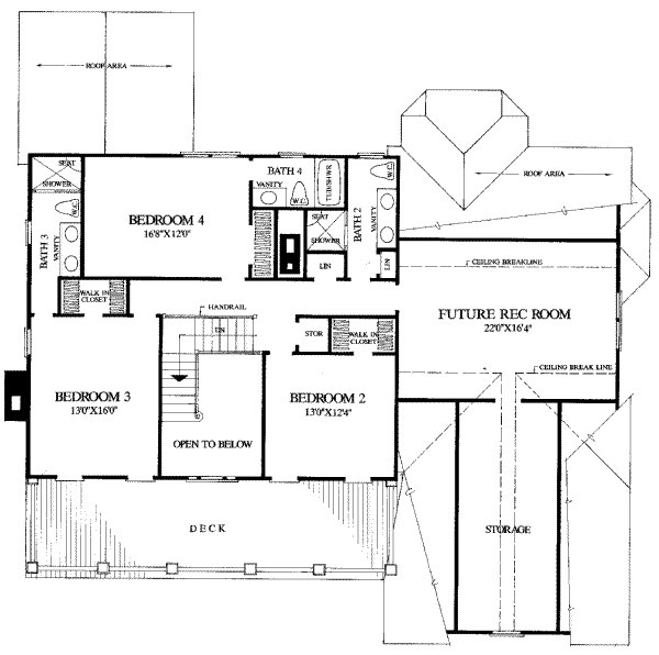 upper floor house blueprint