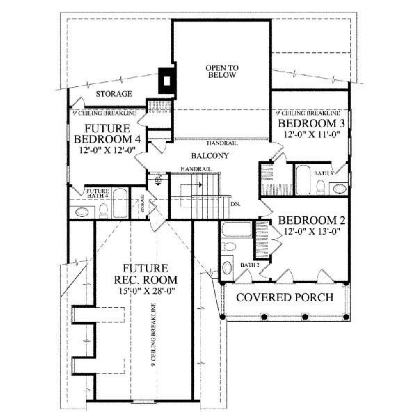 upper floor house blueprint
