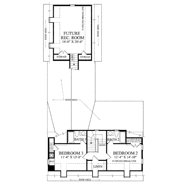 upper floor house blueprint