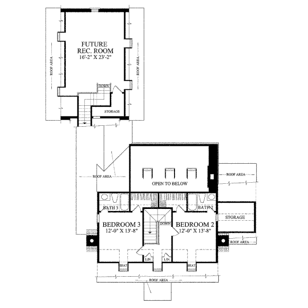 upper floor house blueprint