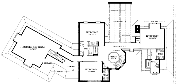 upper floor house blueprint