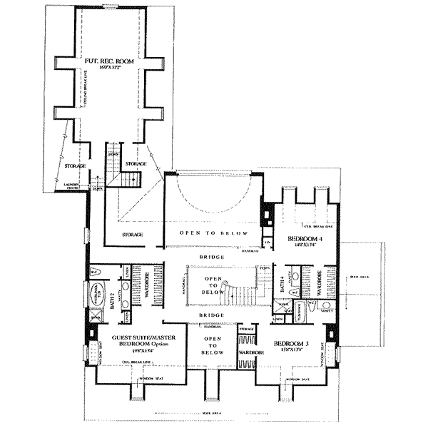 upper floor house blueprint