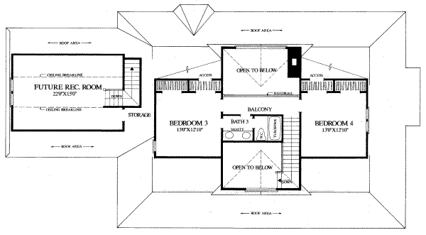 upper floor house blueprint