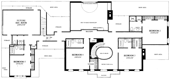 upper floor house blueprint