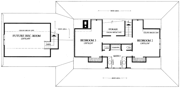upper floor house blueprint
