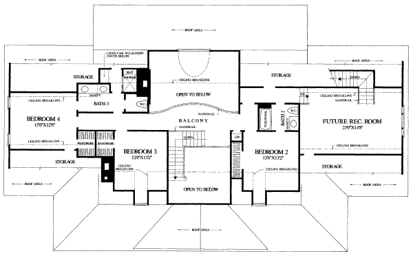 upper floor house blueprint