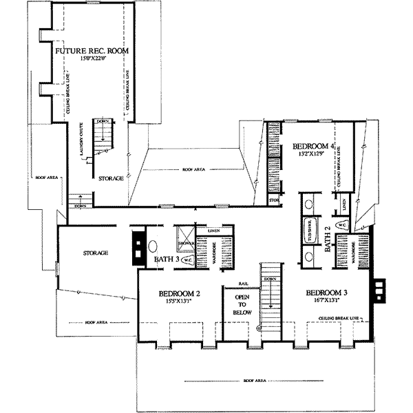 upper floor house blueprint