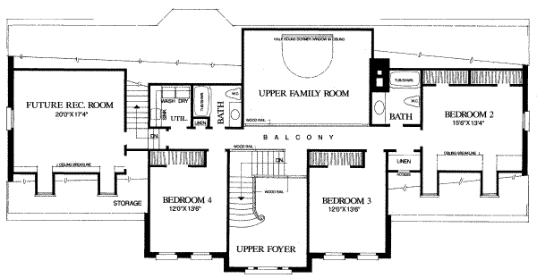 upper floor house blueprint