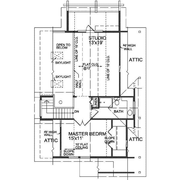 upper floor house blueprint