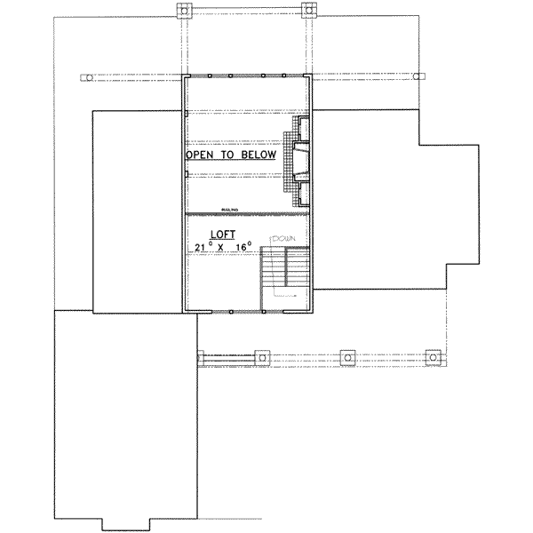 upper floor house blueprint
