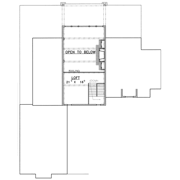 upper floor house blueprint