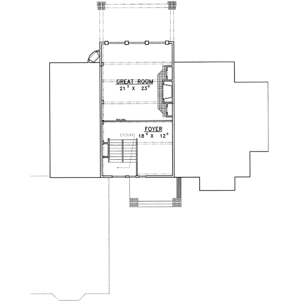 upper floor house blueprint