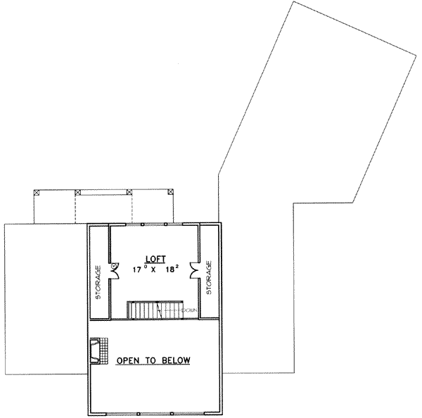 upper floor house blueprint