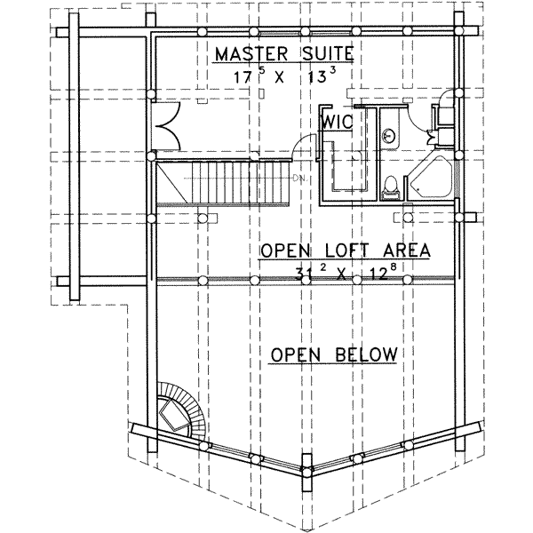 upper floor house blueprint