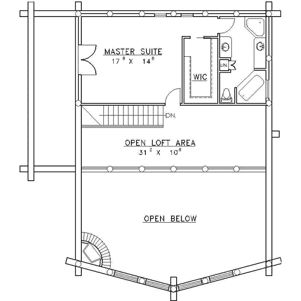 upper floor house blueprint