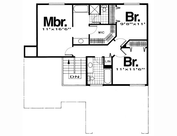 upper floor house blueprint