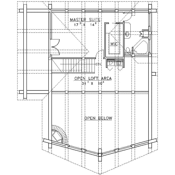 upper floor house blueprint