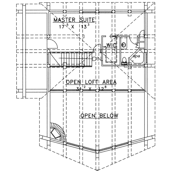 upper floor house blueprint