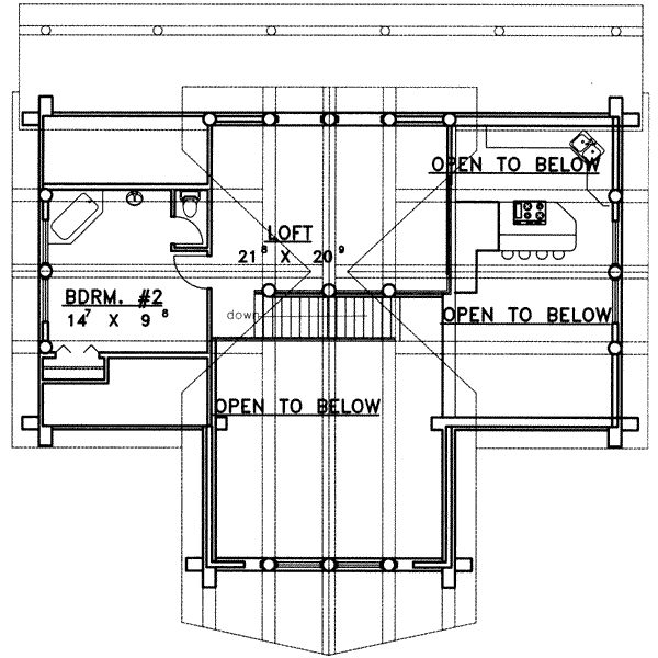 upper floor house blueprint