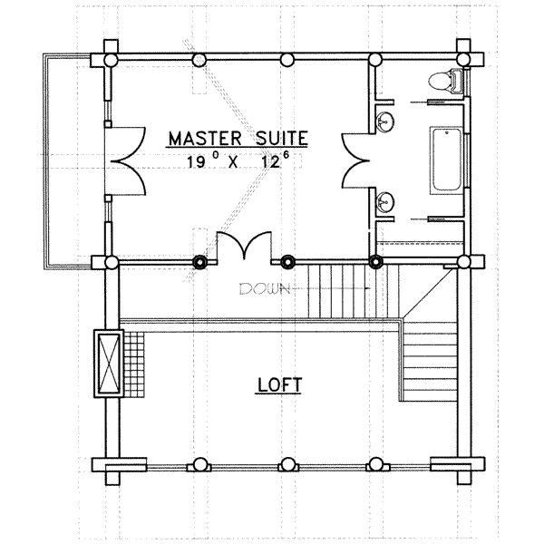 upper floor house blueprint