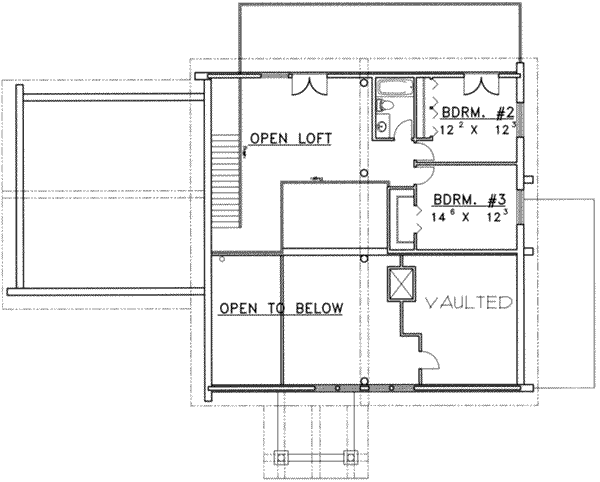 upper floor house blueprint