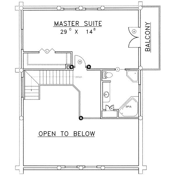 upper floor house blueprint