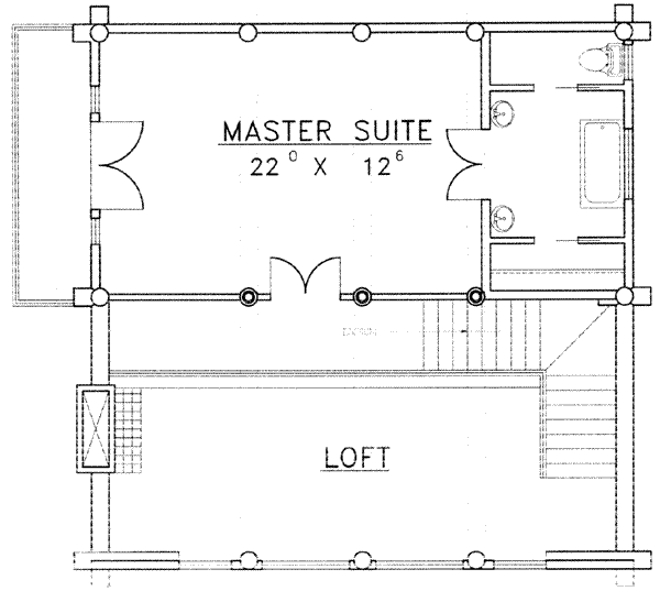 upper floor house blueprint