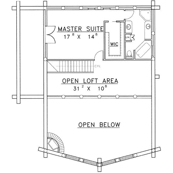 upper floor house blueprint