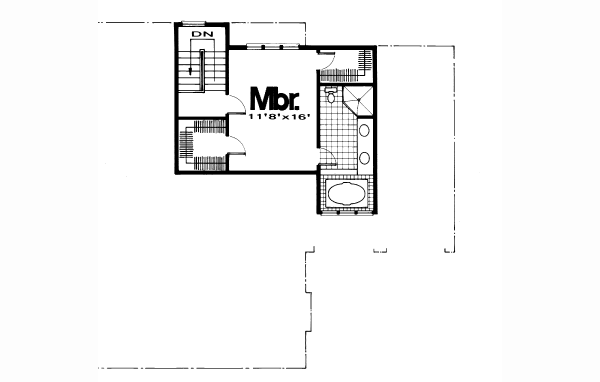 upper floor house blueprint