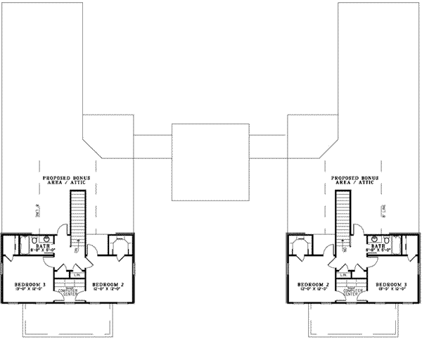 upper floor house blueprint