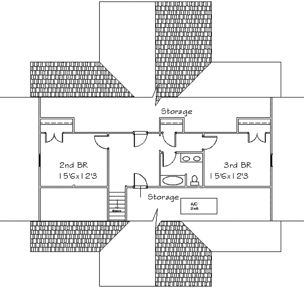 upper floor house blueprint