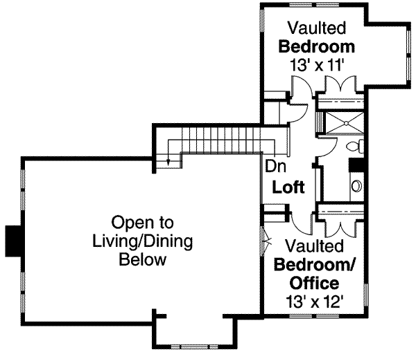 upper floor house blueprint
