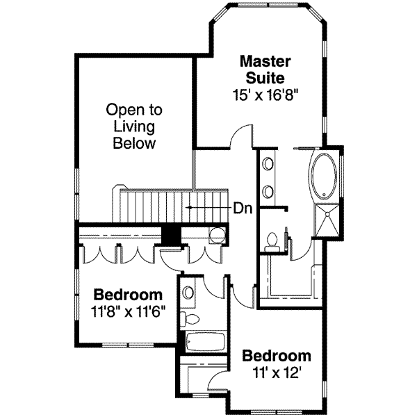 upper floor house blueprint