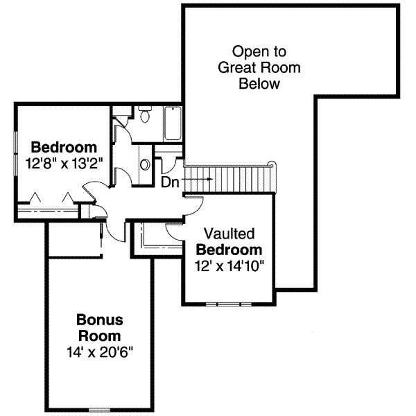 upper floor house blueprint