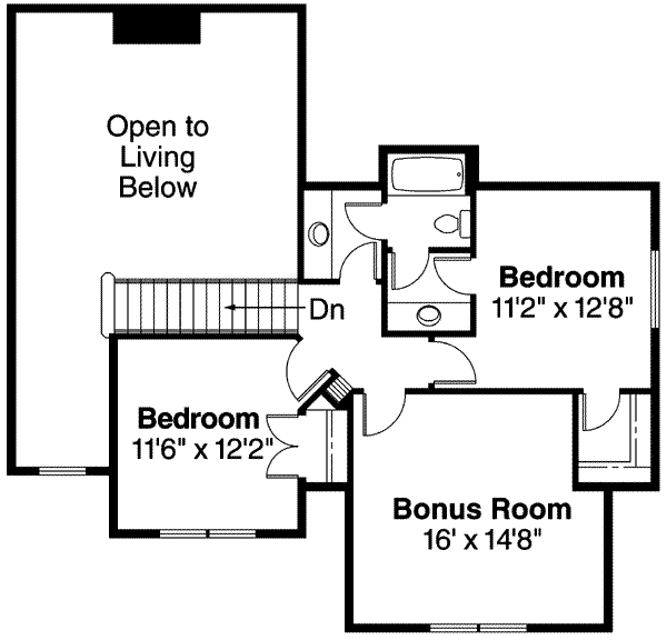 upper floor house blueprint