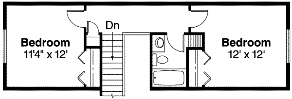 upper floor house blueprint