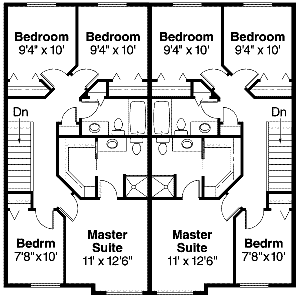 upper floor house blueprint