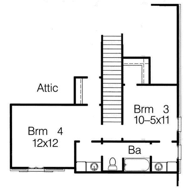 upper floor house blueprint