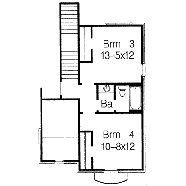 upper floor house blueprint