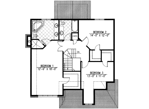upper floor house blueprint