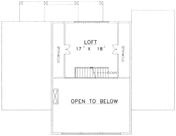 upper floor house blueprint