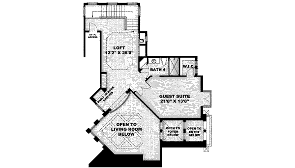 upper floor house blueprint