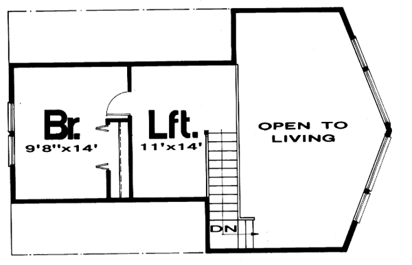 upper floor house blueprint