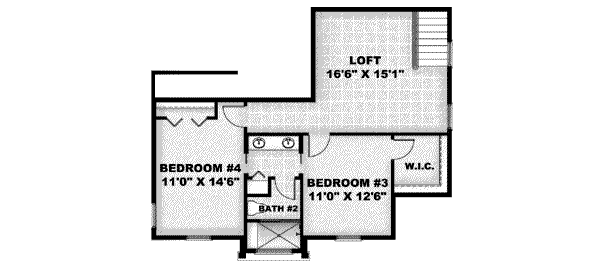 upper floor house blueprint