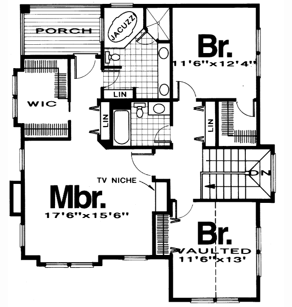 upper floor house blueprint