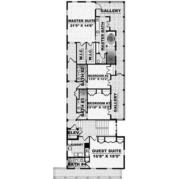 upper floor house blueprint