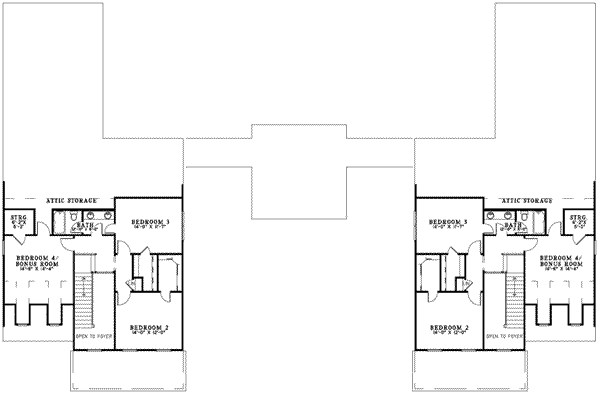 upper floor house blueprint